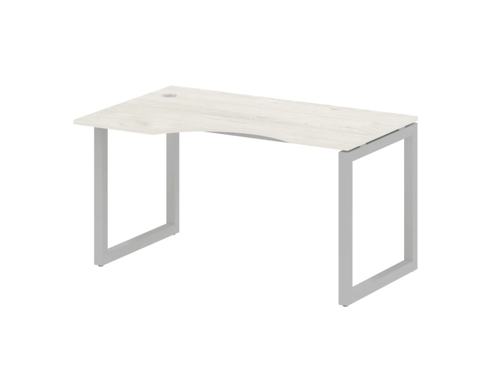 Стол криволинейный левый на О-образном м/к 1400x900x750 Метал Систем Куатро 5x5 / Metal System Quattro 5x5