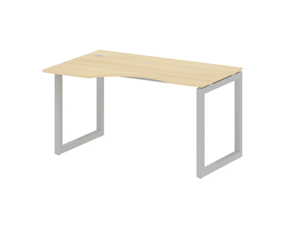 Стол криволинейный левый на О-образном м/к 1400x900x750 Метал Систем Куатро 5x5 / Metal System Quattro 5x5