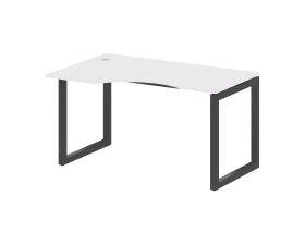 Стол криволинейный левый на О-образном м/к 1400x900x750 Метал Систем Куатро 5x5 / Metal System Quattro 5x5 images