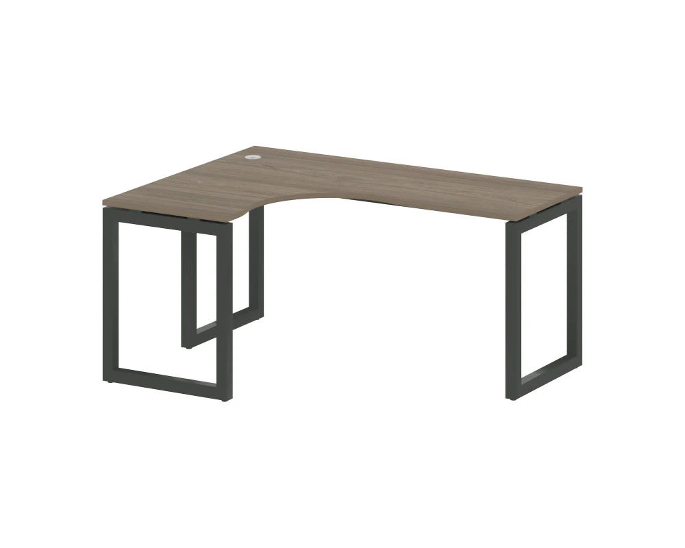 Стол криволинейный левый на О-образном м/к 1600x1200x750 Метал Систем Куатро 5x5 / Metal System Quattro 5x5