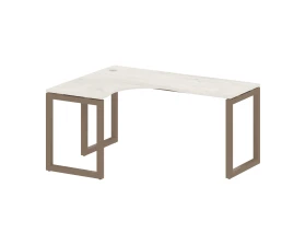 Стол криволинейный левый на О-образном м/к 1600x1200x750 Метал Систем Куатро 5x5 / Metal System Quattro 5x5 images