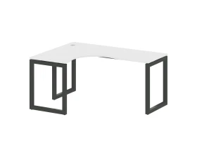 Стол криволинейный левый на О-образном м/к 1600x1200x750 Метал Систем Куатро 5x5 / Metal System Quattro 5x5 images