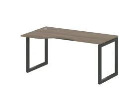 Стол криволинейный левый на О-образном м/к 1600x900x750 Метал Систем Куатро 5x5 / Metal System Quattro 5x5 images