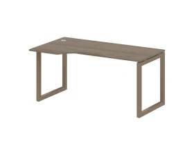 Стол криволинейный левый на О-образном м/к 1600x900x750 Метал Систем Куатро 5x5 / Metal System Quattro 5x5 images