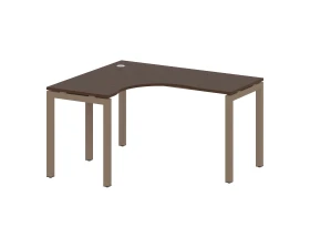 Стол криволинейный левый на П-образном м/к 1400x1200x750 Метал Систем Куатро 5x5 / Metal System Quattro 5x5 images