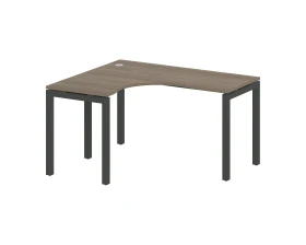 Стол криволинейный левый на П-образном м/к 1400x1200x750 Метал Систем Куатро 5x5 / Metal System Quattro 5x5 images