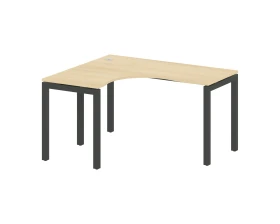 Стол криволинейный левый на П-образном м/к 1400x1200x750 Метал Систем Куатро 5x5 / Metal System Quattro 5x5 images