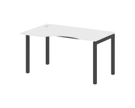 Стол криволинейный левый на П-образном м/к 1400x900x750 Метал Систем Куатро 5x5 / Metal System Quattro 5x5 images