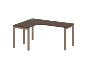 Стол криволинейный левый на П-образном м/к 1600x1200x750 Метал Систем Куатро 5x5 / Metal System Quattro 5x5 images