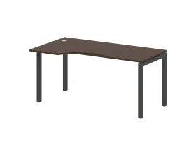 Стол криволинейный левый на П-образном м/к 1600x900x750 Метал Систем Куатро 5x5 / Metal System Quattro 5x5 images