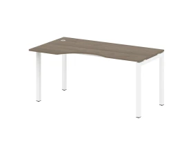 Стол криволинейный левый на П-образном м/к 1600x900x750 Метал Систем Куатро 5x5 / Metal System Quattro 5x5 images