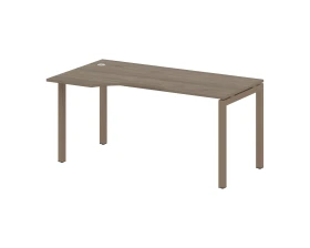 Стол криволинейный левый на П-образном м/к 1600x900x750 Метал Систем Куатро 5x5 / Metal System Quattro 5x5 images