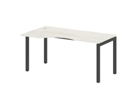 Стол криволинейный левый на П-образном м/к 1600x900x750 Метал Систем Куатро 5x5 / Metal System Quattro 5x5 images