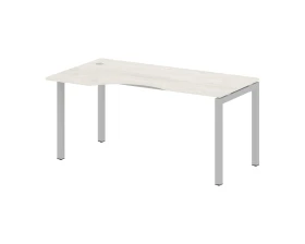 Стол криволинейный левый на П-образном м/к 1600x900x750 Метал Систем Куатро 5x5 / Metal System Quattro 5x5 images