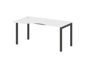 Стол криволинейный левый на П-образном м/к 1600x900x750 Метал Систем Куатро 5x5 / Metal System Quattro 5x5 images