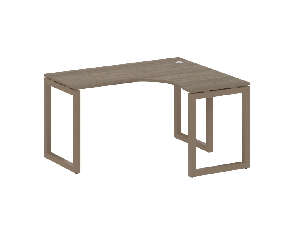 Стол криволинейный правый на О-образном м/к 1400x1200x750 Метал Систем Куатро 5x5 / Metal System Quattro 5x5