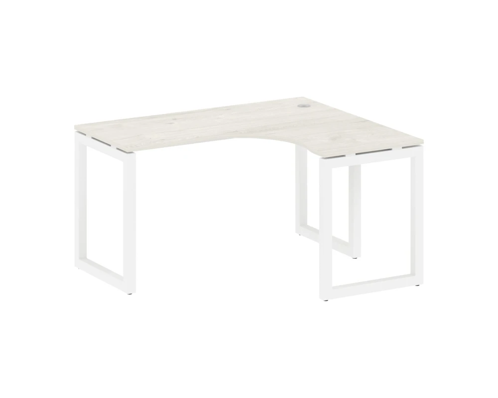 Стол криволинейный правый на О-образном м/к 1400x1200x750 Метал Систем Куатро 5x5 / Metal System Quattro 5x5