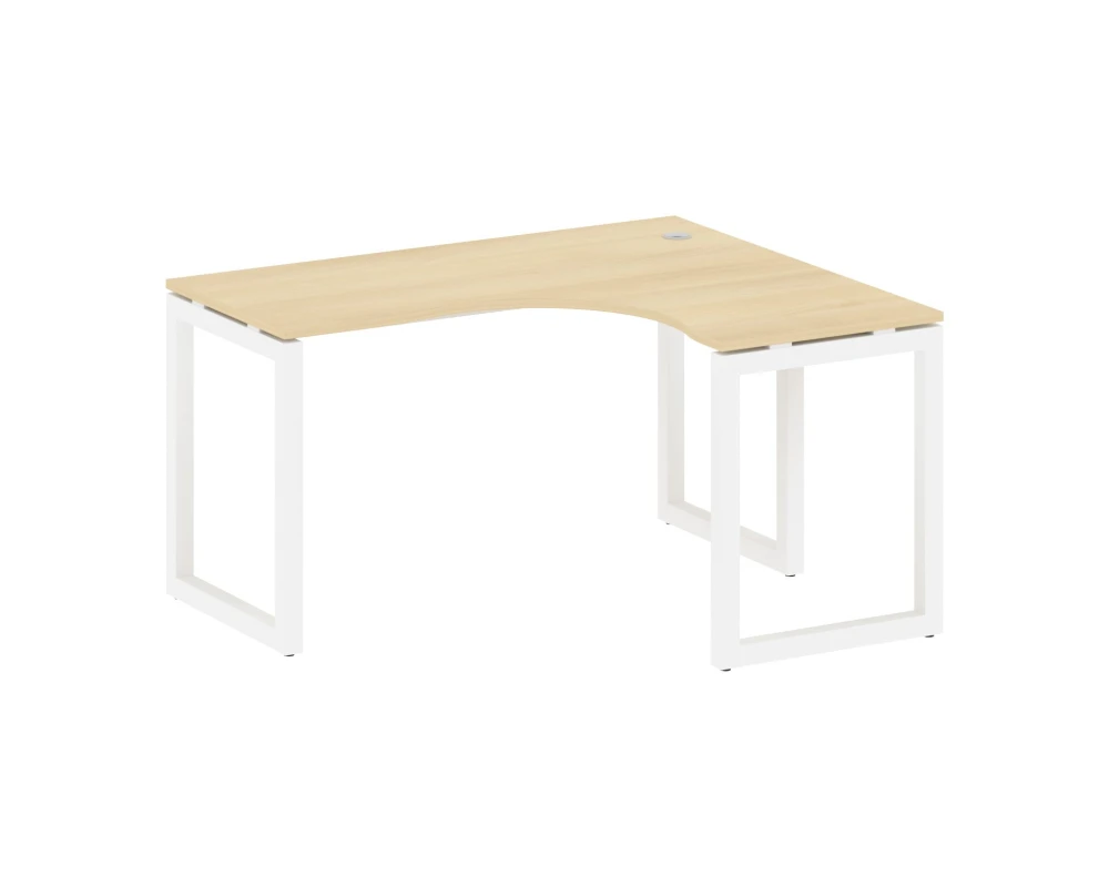 Стол криволинейный правый на О-образном м/к 1400x1200x750 Метал Систем Куатро 5x5 / Metal System Quattro 5x5