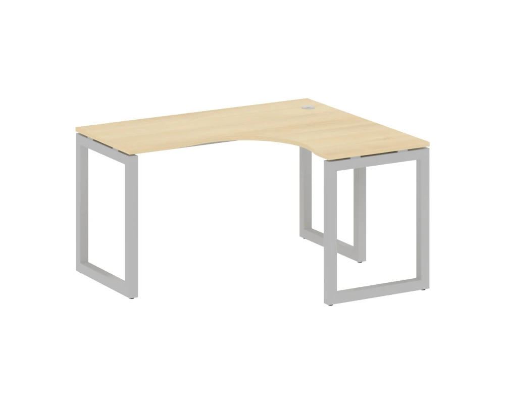 Стол криволинейный правый на О-образном м/к 1400x1200x750 Метал Систем Куатро 5x5 / Metal System Quattro 5x5