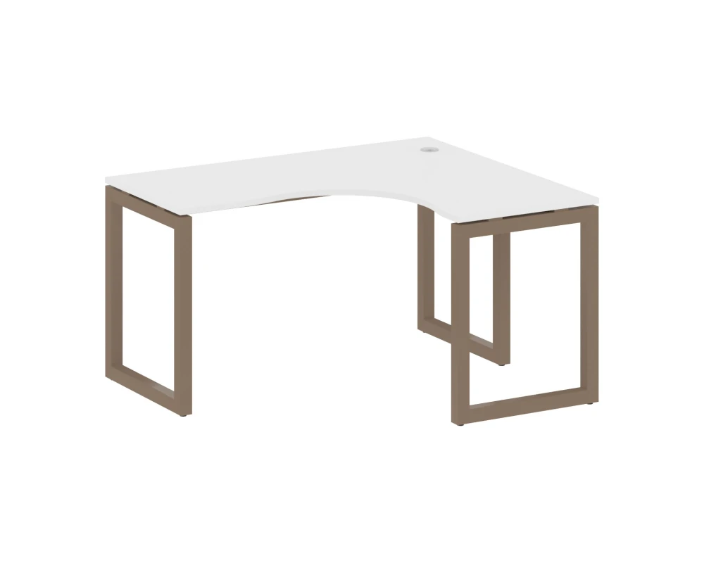 Стол криволинейный правый на О-образном м/к 1400x1200x750 Метал Систем Куатро 5x5 / Metal System Quattro 5x5