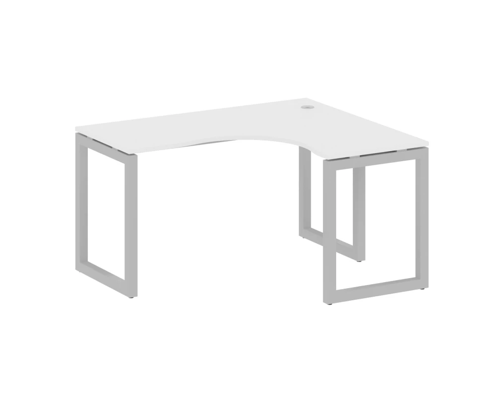 Стол криволинейный правый на О-образном м/к 1400x1200x750 Метал Систем Куатро 5x5 / Metal System Quattro 5x5