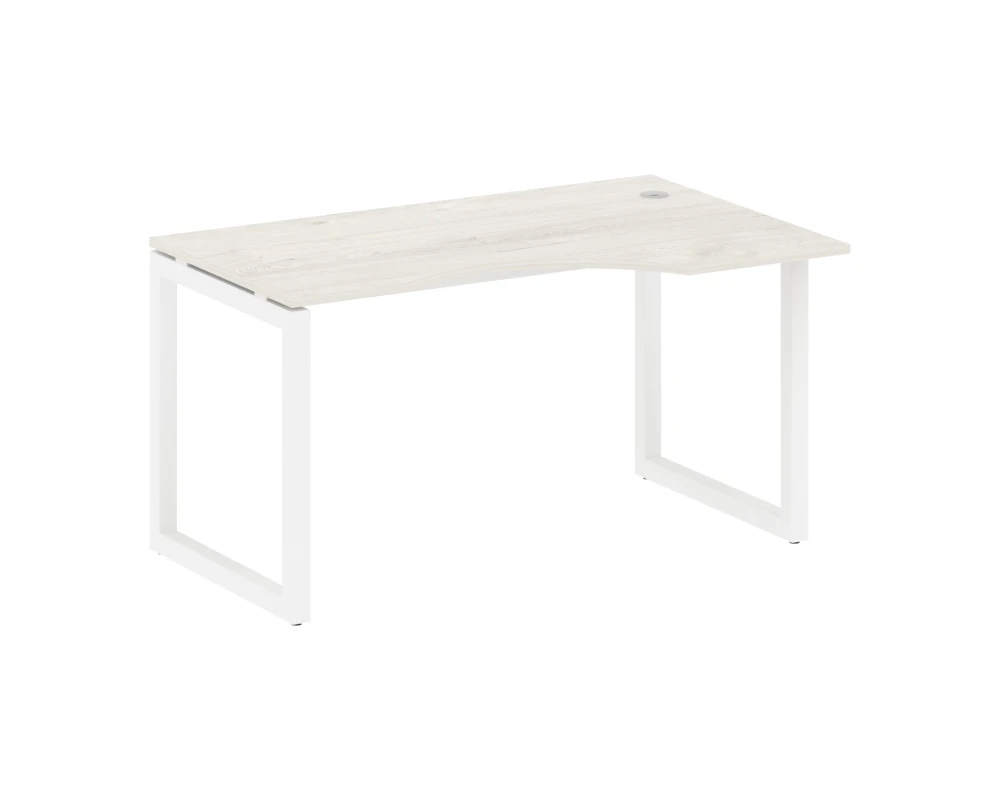 Стол криволинейный правый на О-образном м/к 1400x900x750 Метал Систем Куатро 5x5 / Metal System Quattro 5x5