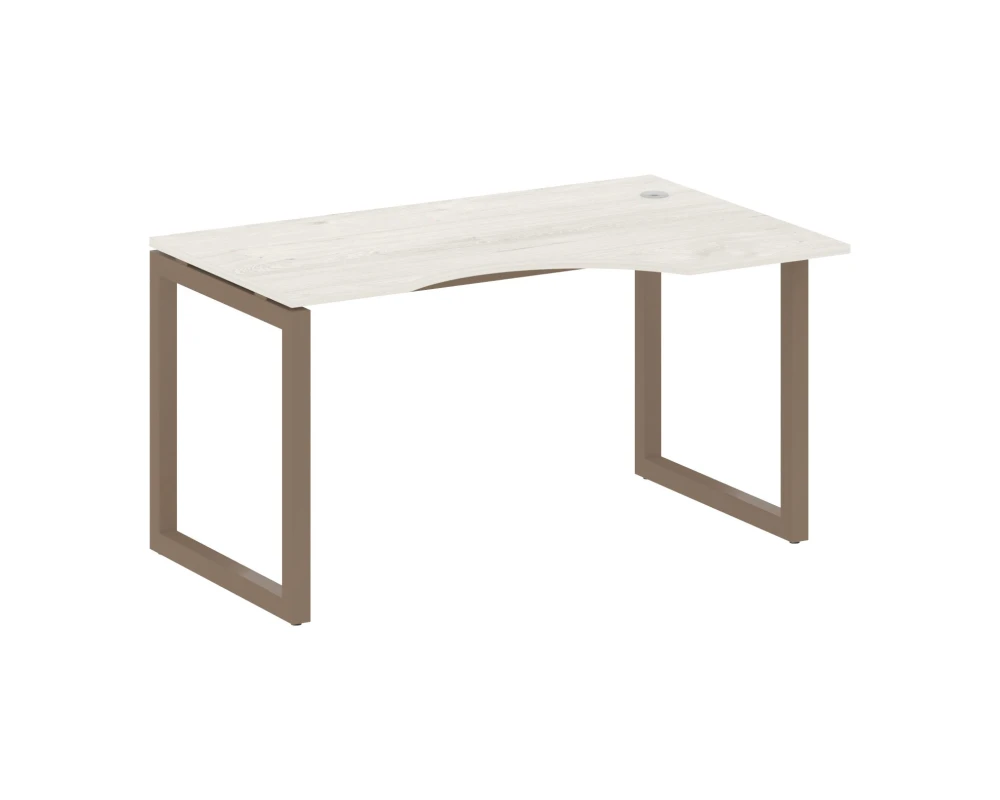 Стол криволинейный правый на О-образном м/к 1400x900x750 Метал Систем Куатро 5x5 / Metal System Quattro 5x5