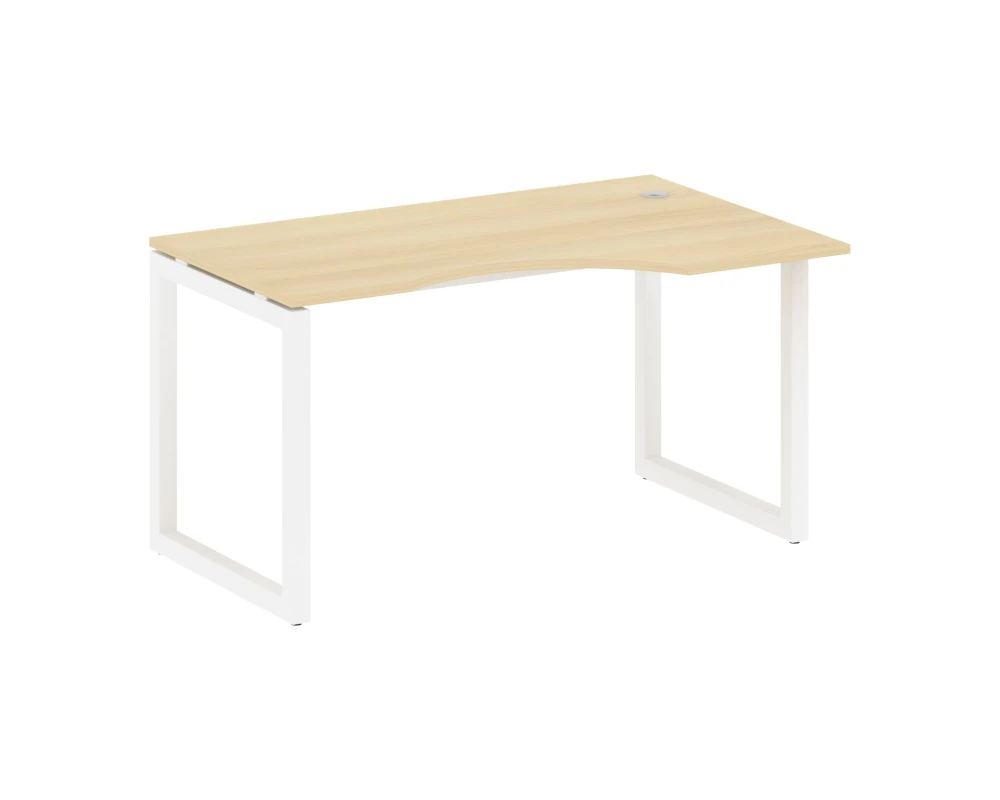 Стол криволинейный правый на О-образном м/к 1400x900x750 Метал Систем Куатро 5x5 / Metal System Quattro 5x5