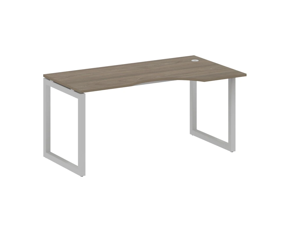 Стол криволинейный правый на О-образном м/к 1600x900x750 Метал Систем Куатро 5x5 / Metal System Quattro 5x5