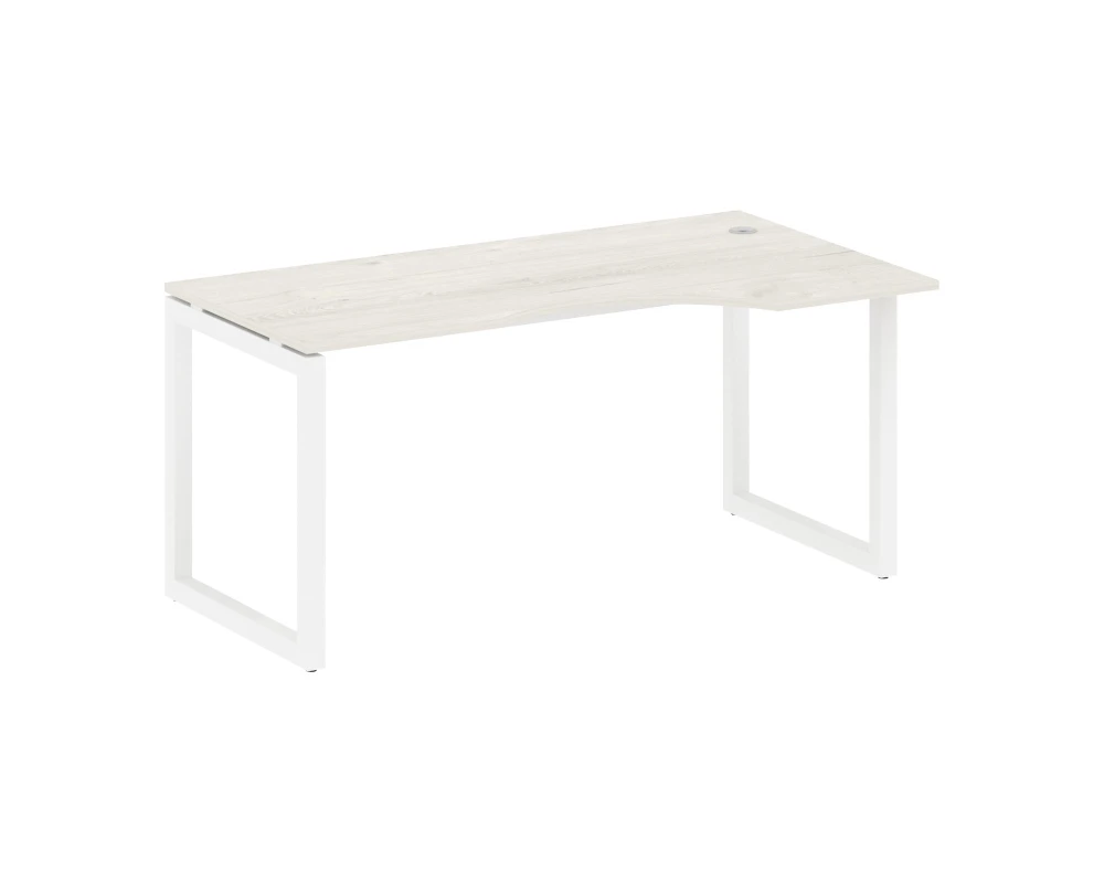 Стол криволинейный правый на О-образном м/к 1600x900x750 Метал Систем Куатро 5x5 / Metal System Quattro 5x5