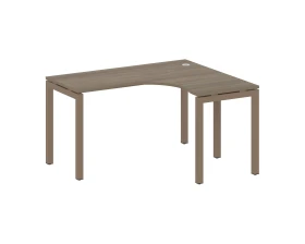 Стол криволинейный правый на П-образном м/к 1400x1200x750 Метал Систем Куатро 5x5 / Metal System Quattro 5x5 images
