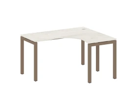 Стол криволинейный правый на П-образном м/к 1400x1200x750 Метал Систем Куатро 5x5 / Metal System Quattro 5x5 images