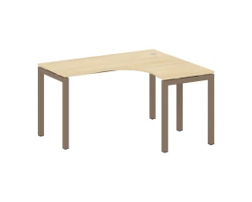 Стол криволинейный правый на П-образном м/к 1400x1200x750 Метал Систем Куатро 5x5 / Metal System Quattro 5x5 images