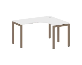 Стол криволинейный правый на П-образном м/к 1400x1200x750 Метал Систем Куатро 5x5 / Metal System Quattro 5x5 images