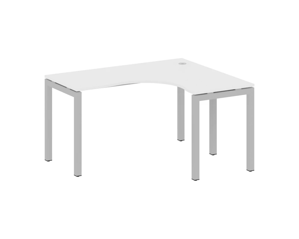 Стол криволинейный правый на П-образном м/к 1400x1200x750 Метал Систем Куатро 5x5 / Metal System Quattro 5x5