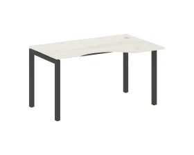 Стол криволинейный правый на П-образном м/к 1400x900x750 Метал Систем Куатро 5x5 / Metal System Quattro 5x5 images