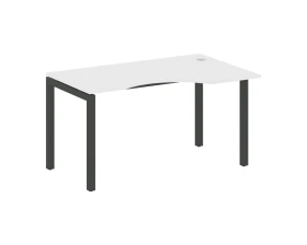 Стол криволинейный правый на П-образном м/к 1400x900x750 Метал Систем Куатро 5x5 / Metal System Quattro 5x5 images