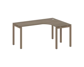 Стол криволинейный правый на П-образном м/к 1600x1200x750 Метал Систем Куатро 5x5 / Metal System Quattro 5x5 images