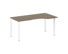 Стол криволинейный правый на П-образном м/к 1600x900x750 Метал Систем Куатро 5x5 / Metal System Quattro 5x5 images