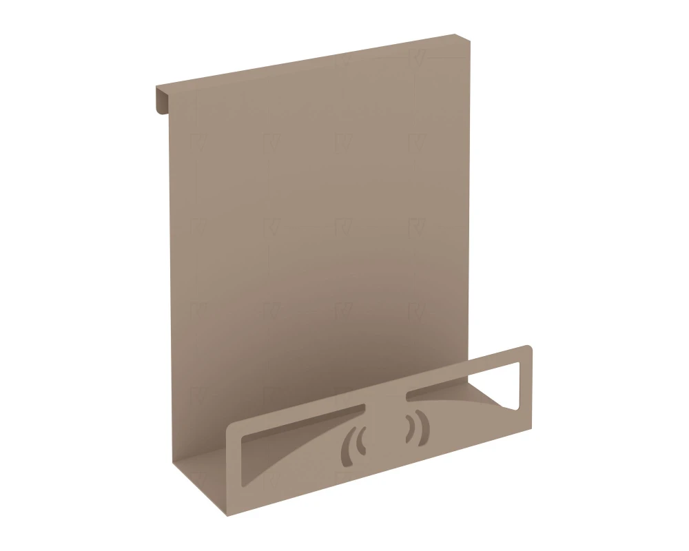 Навесной лоток для бумаг вертикальный узкий 230x100x250 Рива / Riva