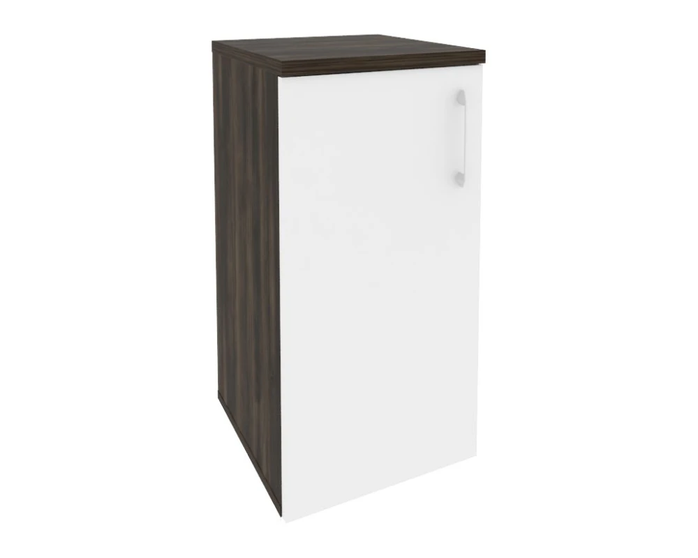 Шкаф низкий узкий левый (1 низкий фасад ЛДСП) 400x420x823 Оникс / Onix