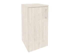 Шкаф низкий узкий левый (1 низкий фасад ЛДСП) 400x420x823 Оникс / Onix images