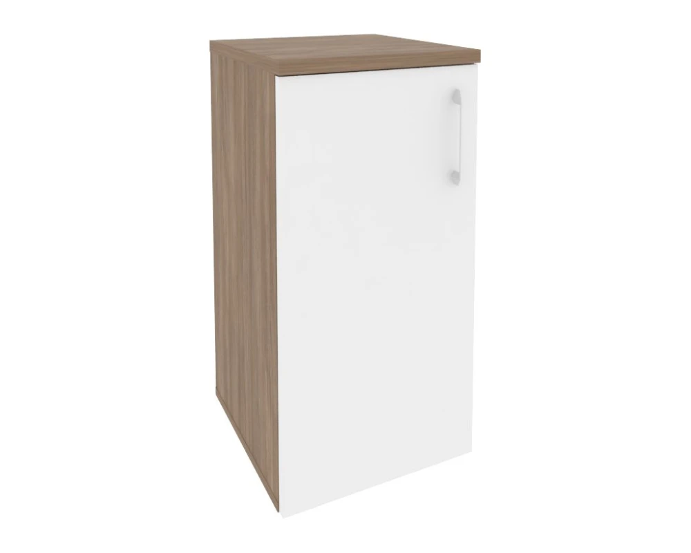 Шкаф низкий узкий левый (1 низкий фасад ЛДСП) 400x420x823 Оникс / Onix