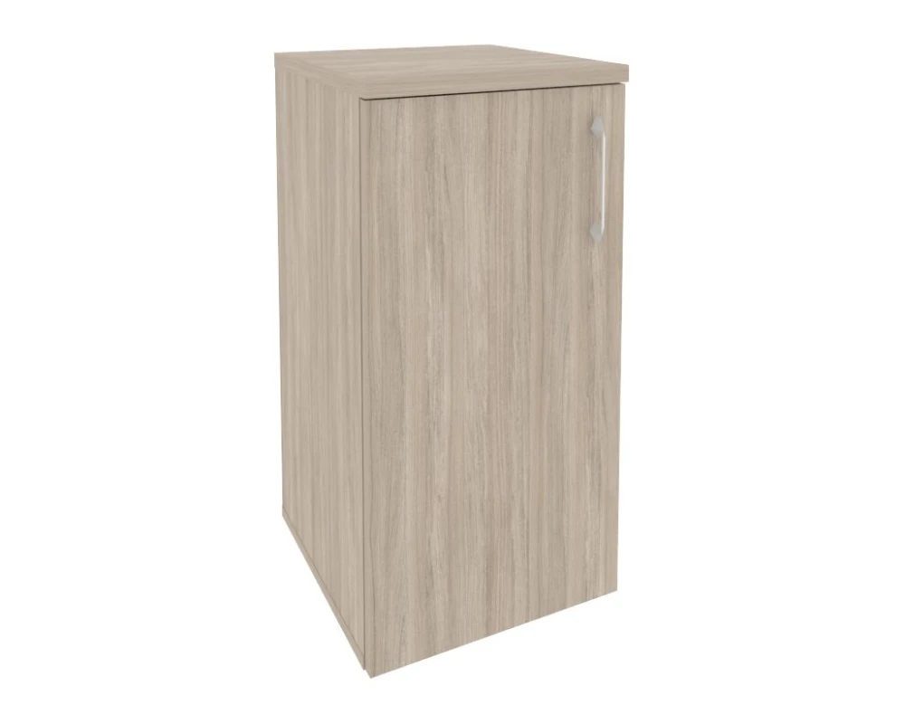 Шкаф низкий узкий левый (1 низкий фасад ЛДСП) 400x420x823 Оникс / Onix