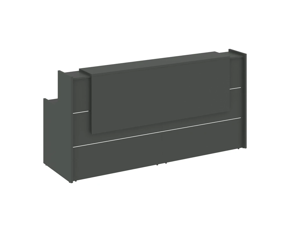 Ресепшн K-9 2410x766x1187 Оникс / Onix