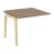 Дуб аризона/Дуб светлый/Металл белый