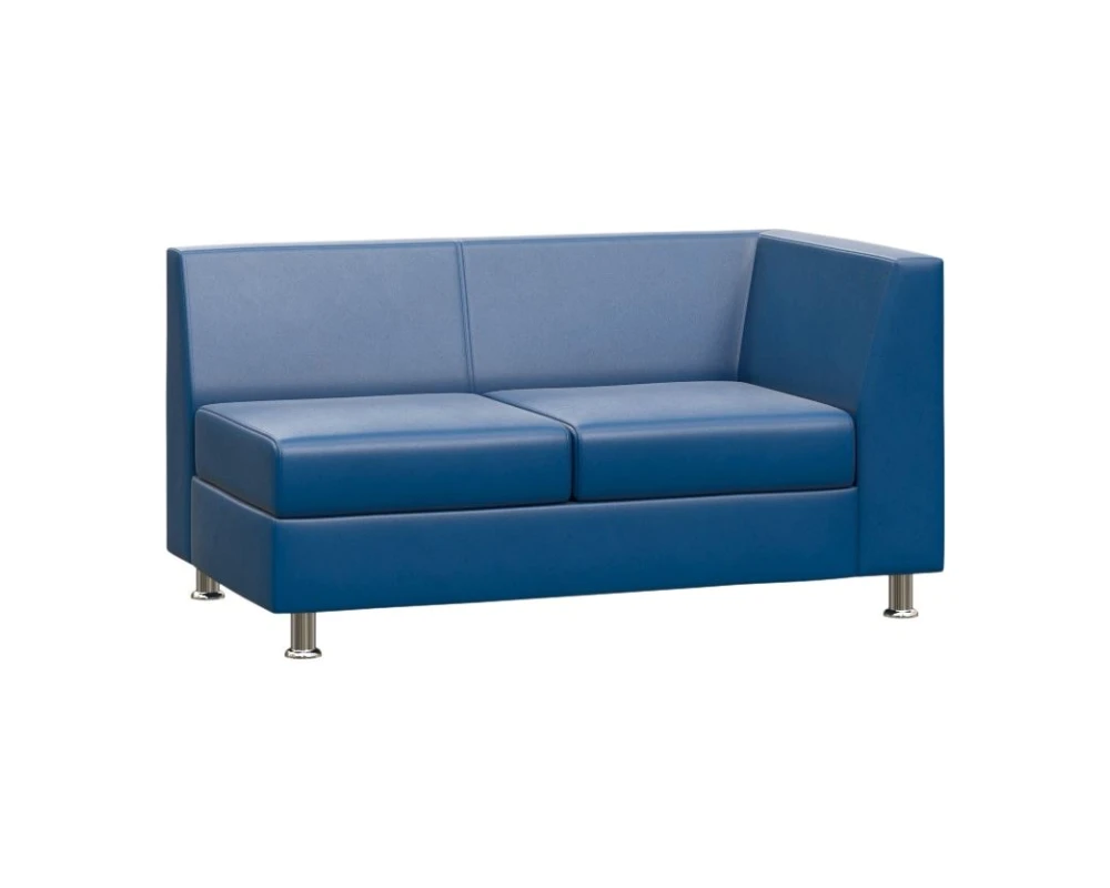 Секция с подлокотником двухместная левая Прайм / Prime