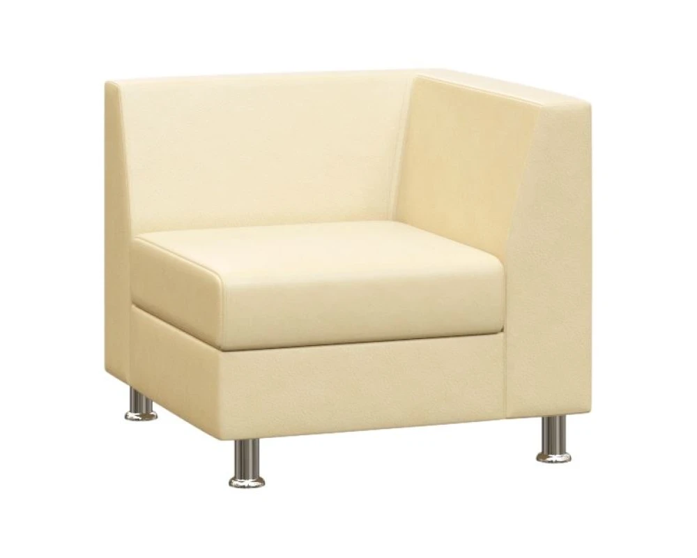 Секция с подлокотником одноместная левая Прайм / Prime