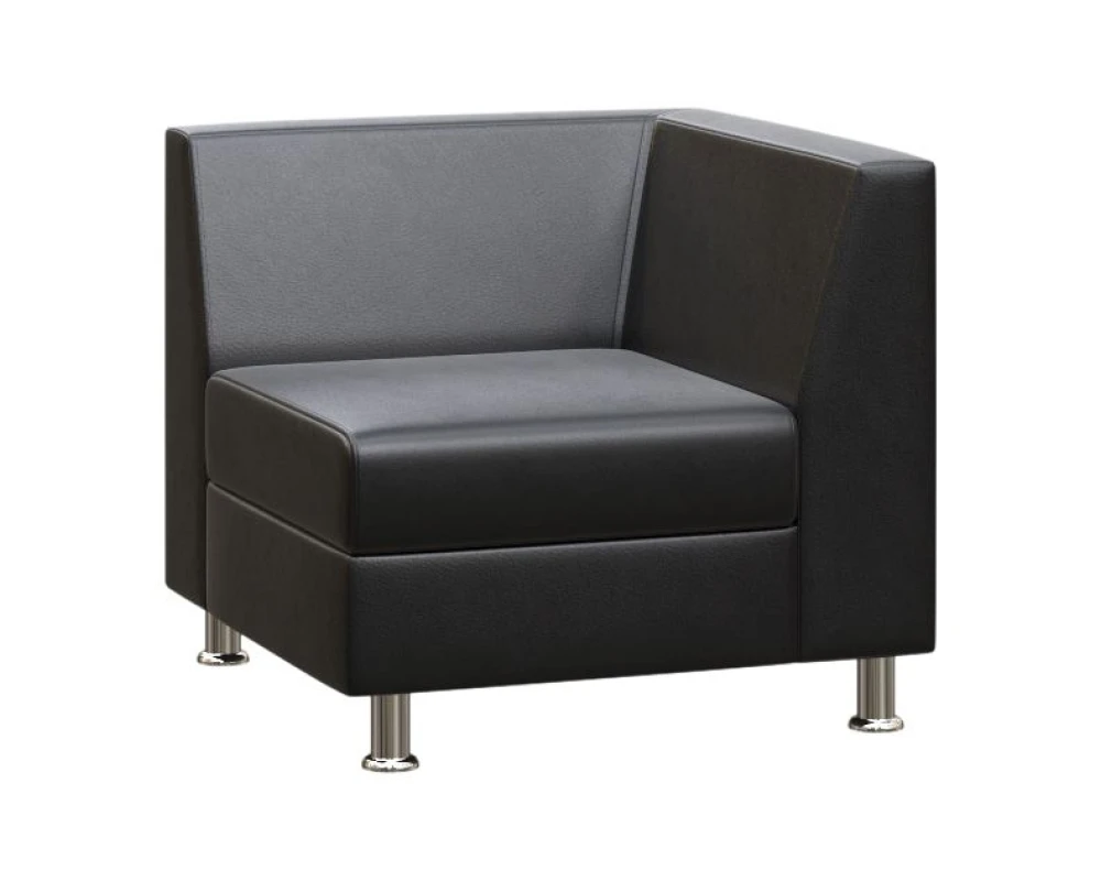 Секция с подлокотником одноместная левая Прайм / Prime