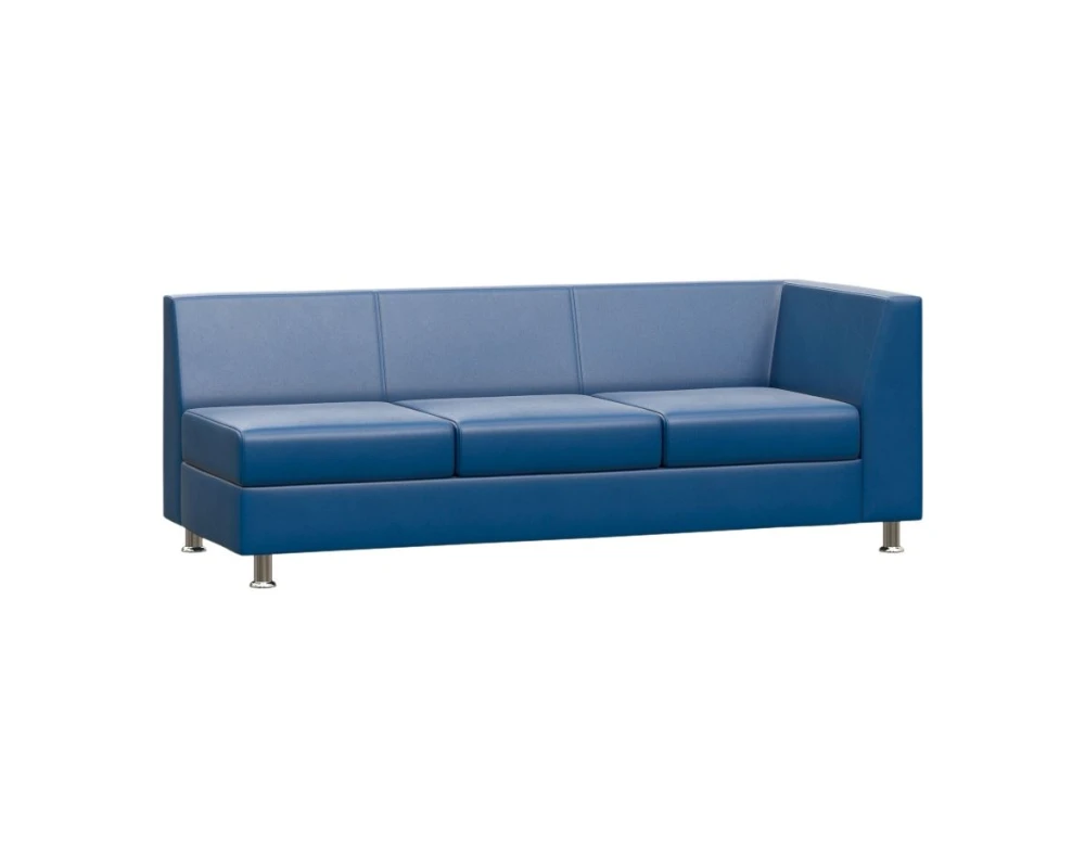 Секция с подлокотником трехместная левая Прайм / Prime